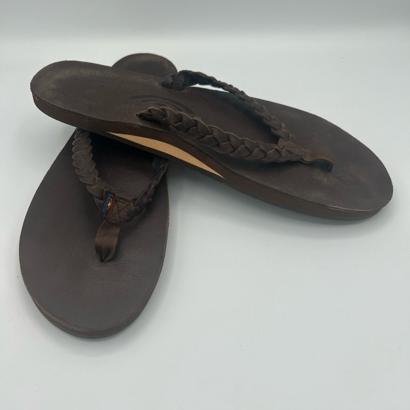 Ladies braided Rainbow sandal. - Picture 4 of 12